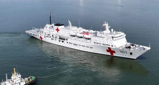Chinese Hospital Ship Opens To Public From Sunday